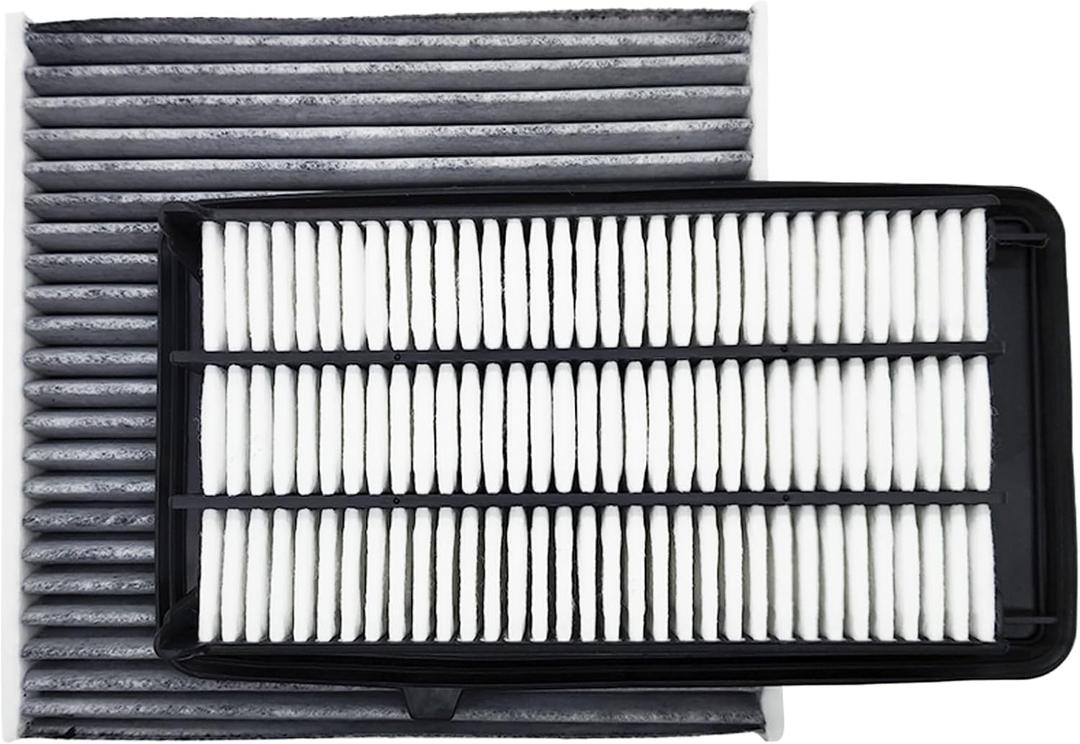 Cabin & Engine Air Filter for CR-V 1.5L (2017-2022), Civic 1.5L (2016-2021). Replacement for CP182, CF11182, CA12050, 042-1901