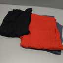 Blisset 3 Pack High Waisted Leggings for Women with Pockets Soft Active Tummy Control Pants for Yoga Running & Daily Wear (Large-X-Large, 03-pokets-black/Grey/Red)