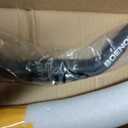 Boenoea Bike Riser Handlebar 25.4/31.8mm Length 620mm Aluminum Alloy Riser Bar(50mm 90mm 120mm), Black