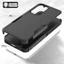 Dionsibei Designed for Samsung Galaxy A36 5G Case 2 in 1 Military Grade Drop Heavy Duty Rugged Shockproof Protective Cover Case for Galaxy A36 5G Phone Case (Black)