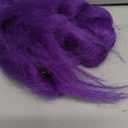 26 inch Long Clip in Braided Purple Hair Extensions Purple Braid Ponytail Easy Clip Ponytail for Cosplay Christmas Costume