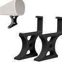 Soundbar Stand for Sonos Arc Ultra with 3 Height Adjustments(25mm-75mm), Sturdy Riser Base for TV & Shelf, Prevents Audio Blockage, Tool-Free Installation (50mm Black)