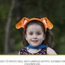 Minkissy Puppy Dog Ears Headband Puppy Ears Hairband for Women Men Halloween Animal Dress up Costume Accessory for Cosplay Dog-Ears Hair Hoop