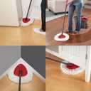 2 x Mop Replace Head, Spin Mop Replacement Head Easywring 1-Tank System, Easy Cleaning, Microfiber, Machine Washable (3 Pack)