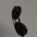 J+S Premium Military Style Classic Aviator Sunglasses, Polarized, 100% UV protection for Men Women (Black Frame/Gray Lens)