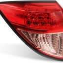 Driver Side Outer Tail Light Red Compatible with HRV HR-V 2016 2017 2018 Rear Tail Lamp Taillight HO2804109 33552T7SA01 (Left)