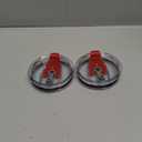 20 oz Tumbler Lids, 2 Pack Spillproof Splash Resistant Lid for Yeti,Beast,Juro,Ozark Trail,Atlin,Coffee Mug and More Cooler Cup,Covers for 20 Ounce Tumbler (Red, 20 OZ)