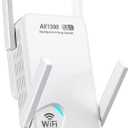WiFi 6-2026 WiFi Extender Signal Booster for Home, AX1500 Dual Band (5.8GHz/2.4GHz), Internet Extender WiFi Booster 5g, WiFi Signal Amplifier, Extend WiFi Coverage, Fix Dead Zones, for 100+ Devices