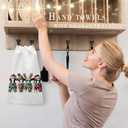 Christmas Cow Kitchen Towels, Highland Cow Kitchen Towels Decor for Bathroom Kitchen Cows Dish Towels Gifts for Women 16x24