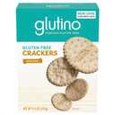 Glutino Gluten Free Snack Crackers, Premium Rounds, Original, 4.4 oz (EXP 07/28/26)