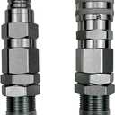 Hydraulic Quick-Connect Coupler Replacement for AT312877 KV13884 Fit for John Deere 332 326D 280 332D 325 333D 270 328 328D 260
