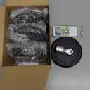 HAMVIDNE LED Spotlight, Battery Powered Picture Lights, Uplighting Indoor, Puck Lights with Remote, Stick Spot Light for Wall Display Dartboard Painting Artwork Accent-Silver4Pack