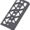 FocusFoto 5" Dovetail Bridge Plate Bottom Tripod Baseplate Lightweight Base Plate Mount for Tilta Standard Camera Cage