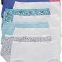 Hanes womens Cotton briefs underwear, 10 Pack  Brief Assorted 1, 7 US
