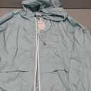 Hount Women's Lightweight Hooded Raincoat Waterproof Packable Active Outdoor Rain Jacket (S), Light Green