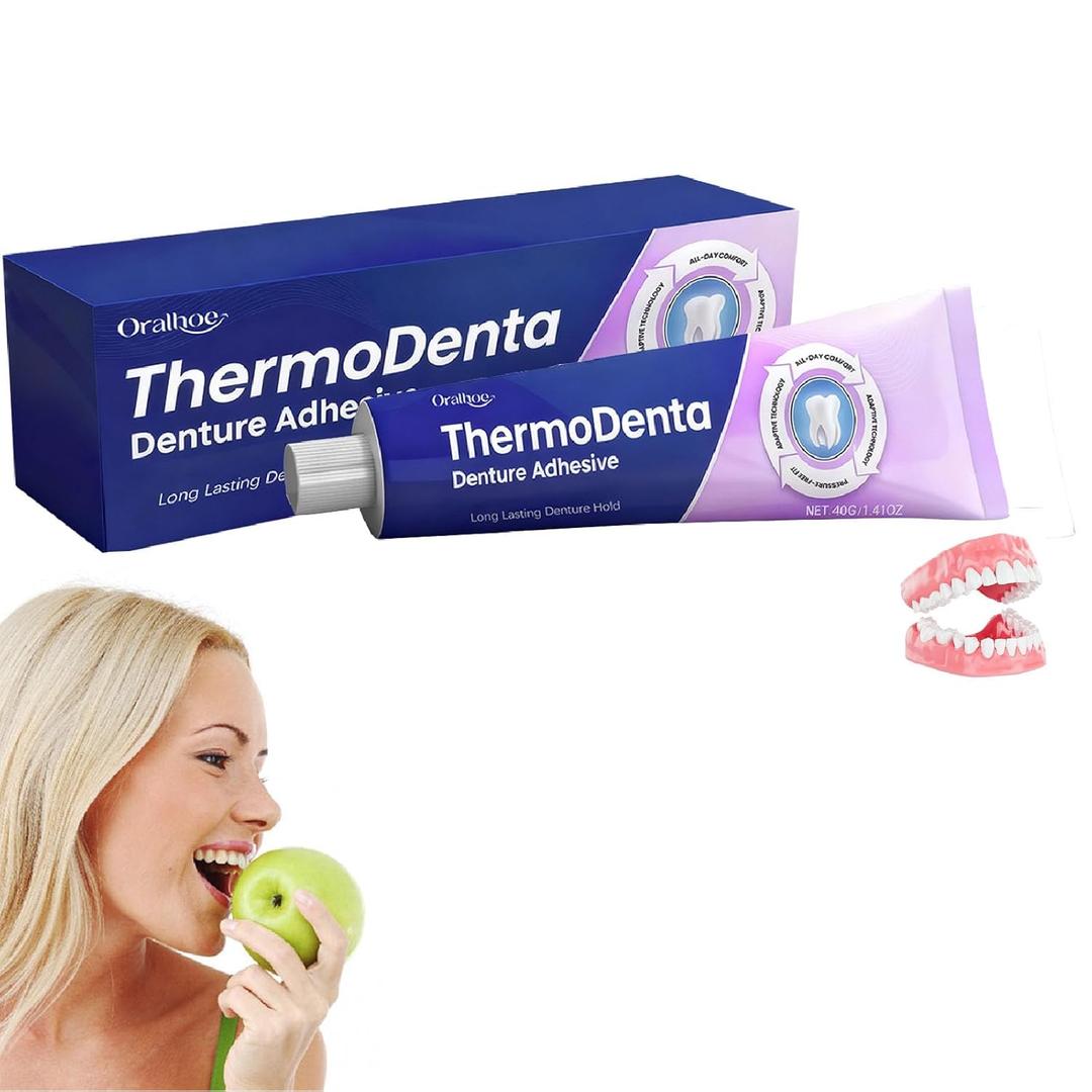 Comfort Seal Pro Denture Adhesive, Thermoplastic Denture Adhesive, Extra Strong and Durable Denture-Adhesive, Long Lasting Effect