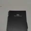 Planner 2026 - A5 Weekly & Monthly Planner Spiral Bound, January 2026 - December 2026, with Flexible Cover, Tabs, Inner Pocket, 6.4" x 8.5", Black