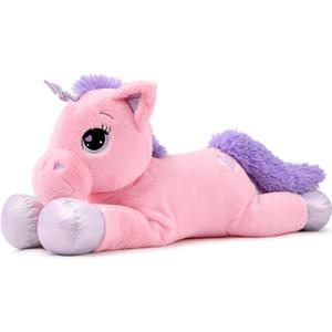 Unicorn Stuffed Animal Giant 31" Unicorn Plush Unicorn Pillow Stuffed Unicorn Stuffy Unicorn Gift for Girls Kids Girlfriend, Pink