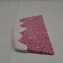 Christmas Tree Collar, 24 Inch Xmas Tree Ring Fabric Square Skirt for Artificial Trees, Snow Cover and Sequin Christmastree Box Collar,Holiday Christmas Home Decor for Decorations (HOT Pink)