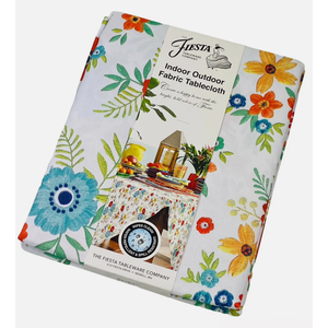 EASY CARE Fabric Tablecloth 52" x 70" 2 PC  EASY CARE Fabric Tablecloth 52" x 70" 2 PC
