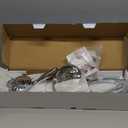 High Pressure Handheld/Rain 82-mode 3-way Shower Head Combo with 25.75" Adjustable Drill-free Stainless Steel Slide Bar, Pet & Tub Power Wash and Anti-clog Nozzles, with 5ft Hose - Polished Chrome