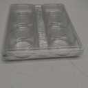 Chocolate Covered Round Cookies Molds, Biscuit Chocolate Mold, PET Plastic Mold-Round Cookies Mold Cylindrical Cylinder Candy Pudding Jelly Mold. Pack Of 3 (Large)