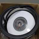 6.5L Heated Water Bowl, Stainless Steel Outdoor Heated Dog Bowl with Anti-Chew Cord, Large Capacity Heated Pet Slow Drinking Dish Provide Warm Water in Winter for Dogs