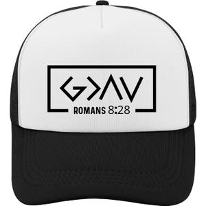 god is Greater Than The Highs and lows Hat Trucker Hat Women Vintage Mesh Cap for Summer