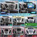 4+64G Android 13 Car Radio for Ford 2013-2019 Transit, 9 Inch IPS Touch Screen Car Stereo with Wireless Carplay/Android Auto,GPS, WiFi, Bluetooth,FM, Support OBD2/DVR/DSP