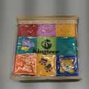 Kingtree Baby Blocks, 9PCS Soft Squeeze Building Blocks Stacking Toys for 6+ Months Babies, Baby Teething Chewing Educational Blocks Set with Numbers Animals Shapes Textures