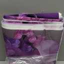 8X6ft Purple Flower Wall Background Photography Lavender Backdrop for Parties Wedding, Girls Birthday Princess Weeding Bridal Shower Purple Floral Anniversary Ceremony Decor (Multi)