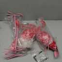 2Pcs Flamingo Outdoor Statues, Metal Flamingo Yard Art Decor for Garden Home Patio Yard Display (Hot Pink)
