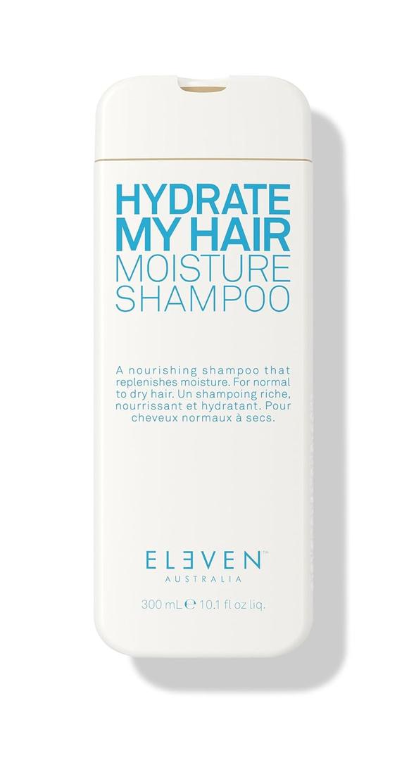 ELEVEN AUSTRALIA Hydrate My Hair Shampoo for Women & Men - Moisturizing, Color-Safe, Anti-Frizz, Nourishing Formula for Dry, Damaged Hair, Protects Against Heat & Environmental Damage (10.1 Fl Oz (Pack of 1))