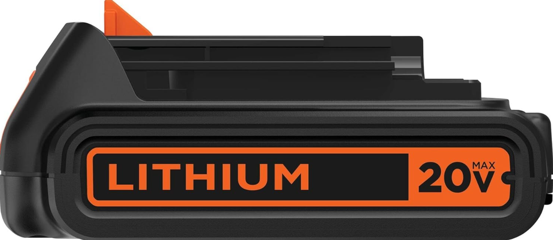 BLACK+DECKER 20V MAX Battery, 1.5Ah Lithium Ion Battery, Extended Runtime, Compatible with Tools, Outdoor Equipment and 20V Vacuums (LBXR20)