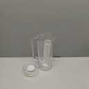 TableCraft PP322FIN Infusion Beverage Pitcher, 2 qt., With Lid, Dishwasher Safe, SAN Plastic, Clear, BPA Free