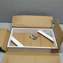 Countertop Support Bracket 18 Inch Heavy Duty Shelf Bracket 2 Pack 3/8" Thick White 18"x10"x2.5" for Granite Quartz Wood Laminate Countertops