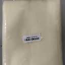 Dreaming Casa Solid Sheer Curtains 96 Inches Long Ivory Rod Pocket Voile Draperies for Bedroom Living Room, 2 Panels, Each 52" W x 96" L