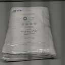 100% Organic Cotton Mesh Crib Liner Breathable 2-Piece Set for Full-Size Cribs (52 x 28) GOTS Certified, Soft & Hypoallergenic White