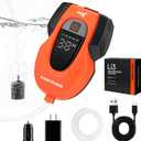 KastKing Li3 Rechargeable Live Bait Aerator, Lithium-Ion Battery, LCD Runtime Display, Large Aeration Stone, Aerator for Fish and Bait Buckets