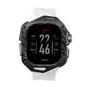 Aulumu A01 Carbon Fibre Case with Apple Watch Ultra Band 49MM | Luxury Lightweight Design | Only for Apple Watch Band Ultra 1/2 49mm | Carbon Fibre Case (White Straps)