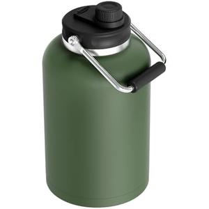 Zenbo One Gallon Jug with Straw, 128 oz Double Wall Vacuum Insulated Sports Water Bottle, Keeps Cold up to 48 Hours, Leak-Proof & Sweat-Proof Stainless Steel Water Jug for Gym, Outdoor & Camping