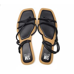 Nwt SM New York Molly Black Sandals, Black,Size 7