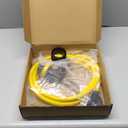 Kanayu 10ft 30 Amp RV Adapter RV Extension Cord with Locking Connector Plug NEMA TT-30P to L5-30R, Generator Extension Power Cord Adapter Plug with 90 Grip Handle, 10AWG/3C STW, ETL Listed