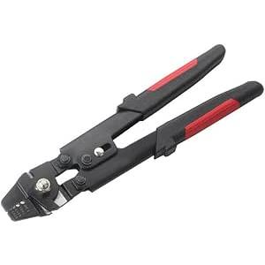 Aluminum Sleeve Crimping Pliers Cable Rope Cutter and Crimper 2-in-1 Metal Plate Crimping Tool