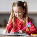 ArtCreativity 3 in 1 Windmill Popper Pens for Kids - Set of 8 - Pens, Pop It Fidget Toys, and Fidget Spinners Combined - Fidget Party Favors, Pinata Fillers, Goodie Bag Stuffers for Ages 3 and Up