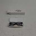 Oversized Reading Glasses for Women Men Large Square Frame Readers Trendy Eyeglasses with Spring Hinges (Black)