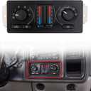 Dasbecan AC Control Panel Compatible with 2003-2007 Chevy Silverado Tahoe Avalanche Trailblazer, GMC Sierra Yukon Envoy, Cadillac Escalade Climate Control Module 599-210XD