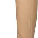 festooning Women's Knee High Boots Pointed Toe Inner Zipper Western Cowboy Boots Pull On Chunky Heel Wide Calf Tall Boots for Ladies 8.5