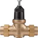 Upgraded 1" Brass Pressure Reducing ValveWater Pressure Regulator for home with Double Union FNPT Connection - Stainless Steel Strainer Screen (1 inch)