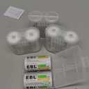 EBL Pack of 8 10000mAh Ni-MH D Cells Rechargeable Batteries, Battery Case Included